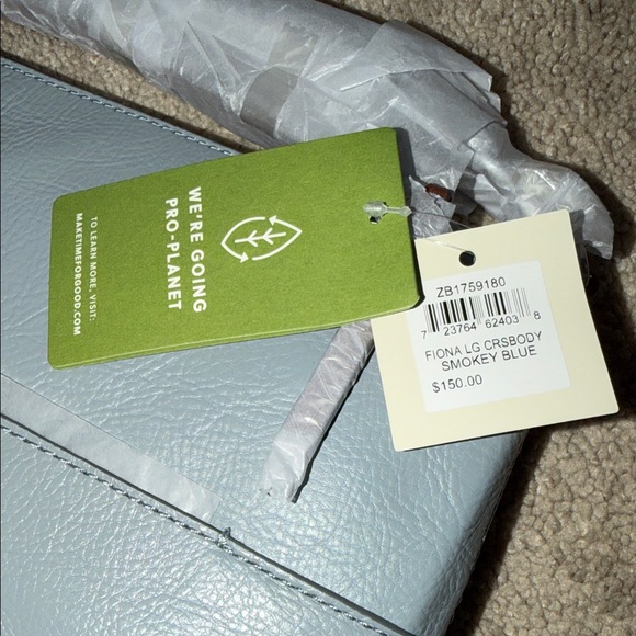Fossil Fiona LG Crossbody in Smokey Blue NWT - Picture 8 of 8